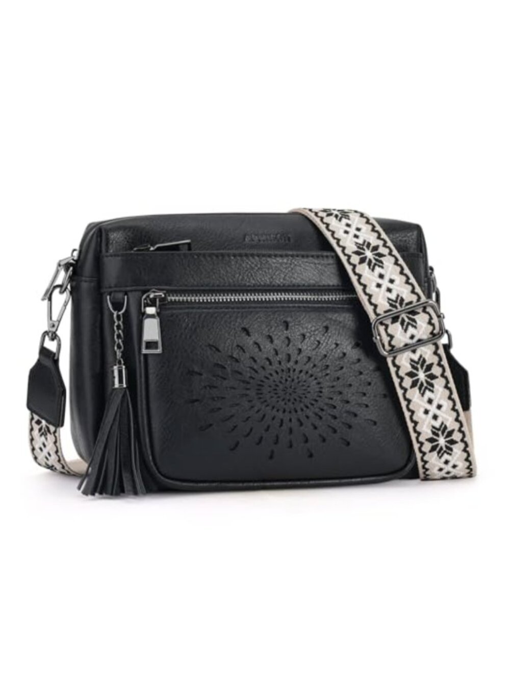 Small Crossbody Bag Vegan Leather Faux Leather Adjustable Strap